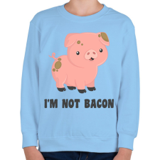 PRINTFASHION Nem vagyok szalonna - Gyerek pulóver - Világoskék gyerek pulóver, kardigán