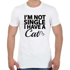 PRINTFASHION Nem vagyok szingli - Férfi póló - Fehér férfi póló