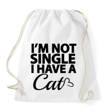 PRINTFASHION Nem vagyok szingli - Sportzsák, Tornazsák - Fehér tornazsák