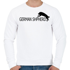 PRINTFASHION Németjuhász doggoo - Férfi pulóver - Fehér