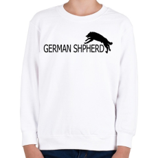 PRINTFASHION Németjuhász doggoo - Gyerek pulóver - Fehér