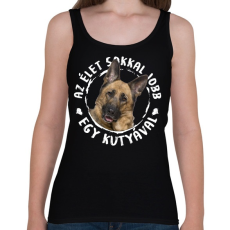 PRINTFASHION Németjuhász - Női atléta - Fekete