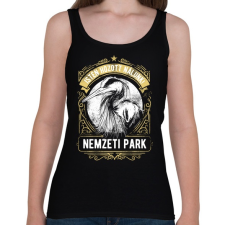 PRINTFASHION Nemzeti Park - Női atléta - Fekete női trikó