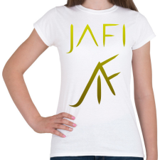 PRINTFASHION neon zöld jafi - Női póló - Fehér női póló