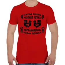 PRINTFASHION Néptáncosnak párja nincsen - Férfi póló - Piros férfi póló