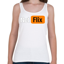 PRINTFASHION netflix - Női atléta - Fehér női trikó