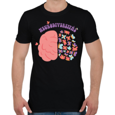PRINTFASHION Neurodiverzitás - Férfi póló - Fekete