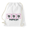 PRINTFASHION Nevető gáz - Sportzsák, Tornazsák - Fehér