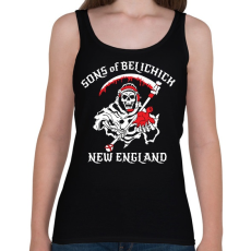 PRINTFASHION New england - Női atléta - Fekete