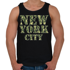 PRINTFASHION New York City  - Férfi atléta - Fekete