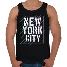 PRINTFASHION New York City  - Férfi atléta - Fekete