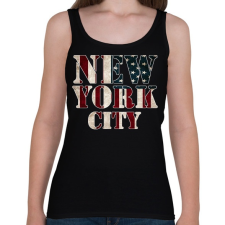 PRINTFASHION New York City  - Női atléta - Fekete női trikó