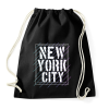 PRINTFASHION New York City  - Sportzsák, Tornazsák - Fekete
