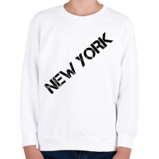 PRINTFASHION New York - Gyerek pulóver - Fehér gyerek pulóver, kardigán