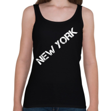 PRINTFASHION New York  - Női atléta - Fekete női trikó