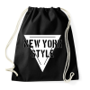 PRINTFASHION NEW YORK STYLE - Sportzsák, Tornazsák - Fekete