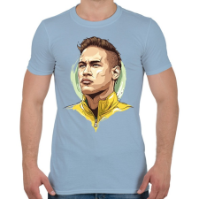 PRINTFASHION Neymar da Silva Santos Júnior - Férfi póló - Világoskék férfi póló