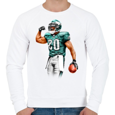 PRINTFASHION NFL Philadelphia Eagles - Férfi pulóver - Fehér