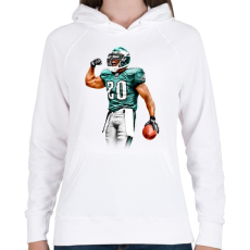 PRINTFASHION NFL Philadelphia Eagles - Női kapucnis pulóver - Fehér