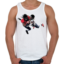 PRINTFASHION NFL Touchdown - Férfi atléta - Fehér atléta, trikó
