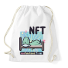 PRINTFASHION NFT - Nonfunctional T-rex - Sportzsák, Tornazsák - Fehér