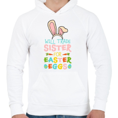 PRINTFASHION Nice deal - Férfi kapucnis pulóver - Fehér