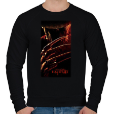 PRINTFASHION Nightmare on Elm street - Férfi pulóver - Fekete férfi pulóver, kardigán