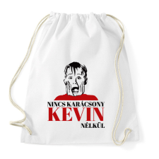 PRINTFASHION Nincs karácsony Kevin nélkül - Sportzsák, Tornazsák - Fehér tornazsák