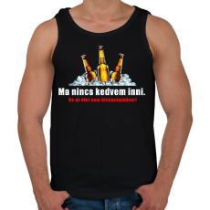 PRINTFASHION Nincs kedvem inni - Férfi atléta - Fekete