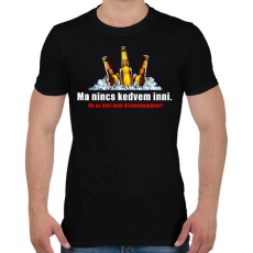 PRINTFASHION Nincs kedvem inni - Férfi póló - Fekete