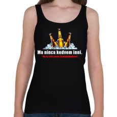 PRINTFASHION Nincs kedvem inni - Női atléta - Fekete