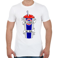 PRINTFASHION Nincs meggyes, nincs üzlet ST - Férfi póló - Fehér férfi póló