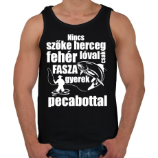 PRINTFASHION Nincs szőke herceg - Férfi atléta - Fekete