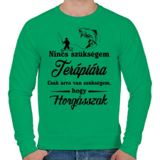 PRINTFASHION Nincs szükségem.. - Férfi pulóver - Zöld férfi pulóver, kardigán