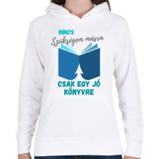 PRINTFASHION Nincs szükségem másra... - Női kapucnis pulóver - Fehér női pulóver, kardigán