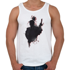 PRINTFASHION Ninja árnyékharcos - Férfi atléta - Fehér atléta, trikó
