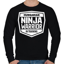 PRINTFASHION Ninja Warrior - Férfi pulóver - Fekete férfi pulóver, kardigán