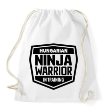 PRINTFASHION Ninja Warrior - Sportzsák, Tornazsák - Fehér tornazsák