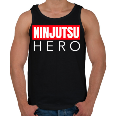 PRINTFASHION NINJUTSU HERO - Férfi atléta - Fekete