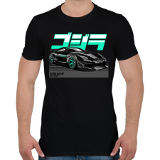 PRINTFASHION Nissan 35GT-RR - Férfi póló - Fekete férfi póló