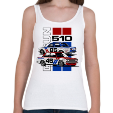 PRINTFASHION Nissan Datsun 510 - Női atléta - Fehér női trikó