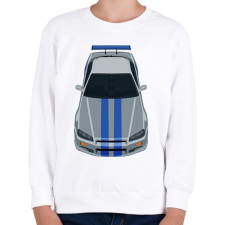 PRINTFASHION Nissan Skyline - Gyerek pulóver - Fehér gyerek pulóver, kardigán
