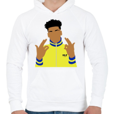 PRINTFASHION Nle choppa - Férfi kapucnis pulóver - Fehér férfi pulóver, kardigán