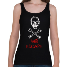 PRINTFASHION no escape - Női atléta - Fekete női trikó