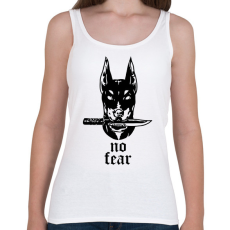 PRINTFASHION No fear - Női atléta - Fehér