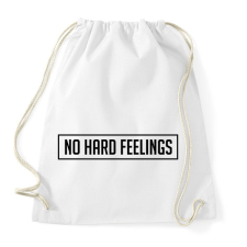 PRINTFASHION No Hard Feelings - Fekete - Sportzsák, Tornazsák - Fehér tornazsák