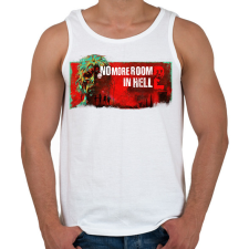 PRINTFASHION No More room in hell 2 - Férfi atléta - Fehér atléta, trikó