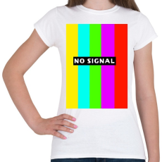 PRINTFASHION no signal - Női póló - Fehér