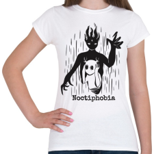 PRINTFASHION Noctiphobia - Női póló - Fehér női póló