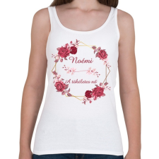 PRINTFASHION Noémi - Női atléta - Fehér női trikó